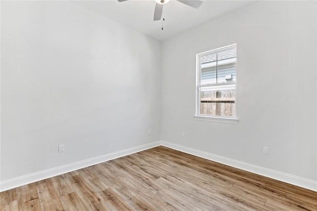 4720 Cross St, Jefferson, LA 70121 - unfurnished room with wood finished floors, baseboards, and a ceiling fan