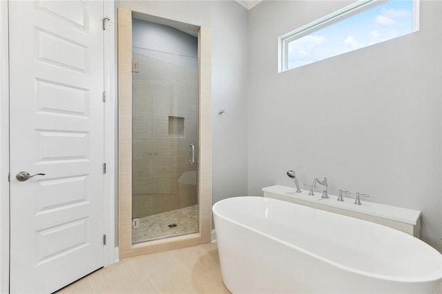 4720 Cross St, Jefferson, LA 70121 - bathroom with a stall shower and a freestanding bath