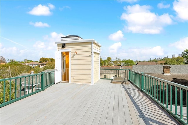 3342 Bell St, New Orleans, LA 70119 - view of wooden terrace