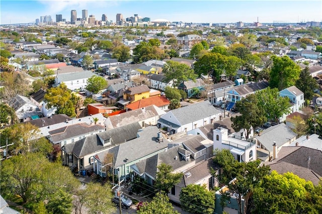 3342 Bell St, New Orleans, LA 70119 - drone / aerial view featuring a residential view