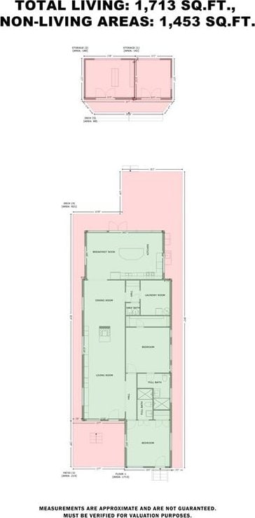 1838 Burgundy St, New Orleans, LA 70116 - floor plan