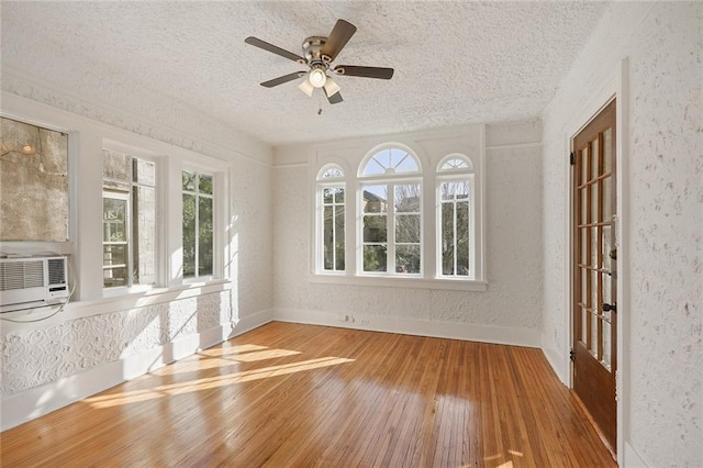 4237 Fontainebleau Dr, New Orleans, LA 70125 - unfurnished sunroom featuring french doors and cooling unit