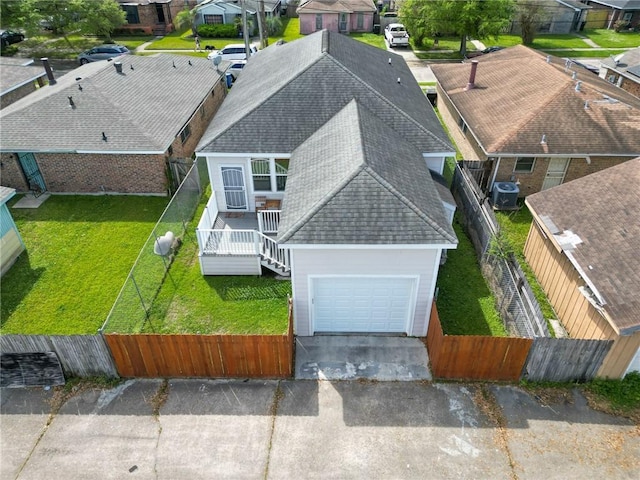 4409 Jeanne Marie Pl, New Orleans, LA 70122 - birds eye view of property featuring a residential view