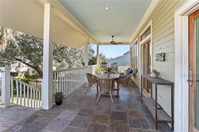 5533 Woodlawn Pl, New Orleans, LA 70124 - view of patio / terrace featuring outdoor dining space