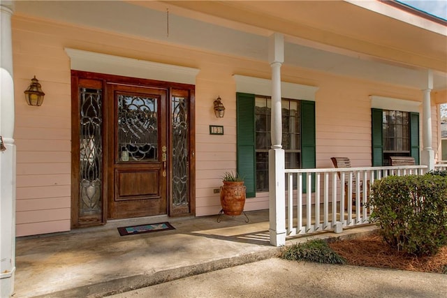 132 Country Club Dr, Covington, LA 70433 - entrance to property featuring covered porch