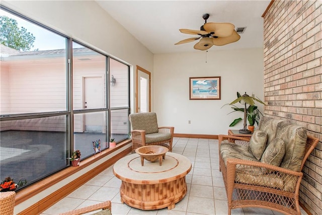 132 Country Club Dr, Covington, LA 70433 - sunroom with a wealth of natural light and visible vents
