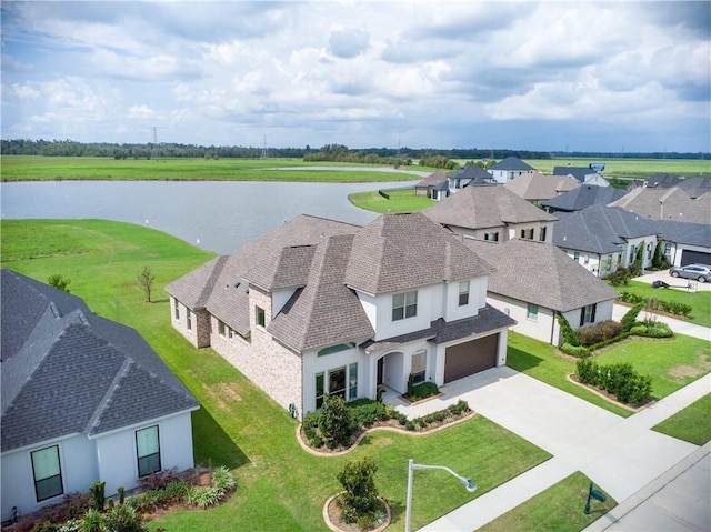 109 Moonlight Cove Ln, Luling, LA 70070 - aerial perspective of suburban area featuring a large body of water