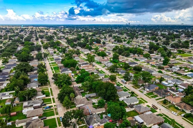 313 N Bengal Rd, Metairie, LA 70003 - drone / aerial view featuring a residential view