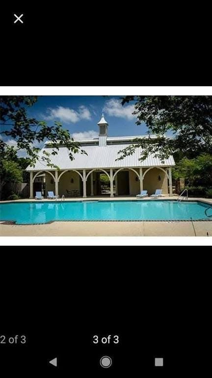 view of pool