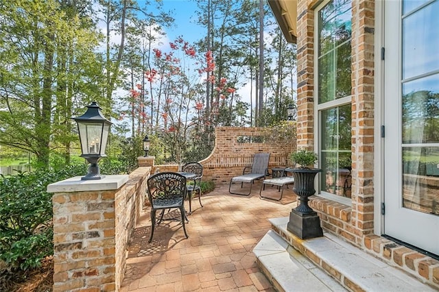 view of patio