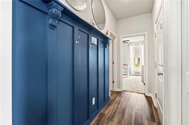 405 Short Bough Ln, Slidell, LA 70461 - mudroom featuring dark wood-style floors