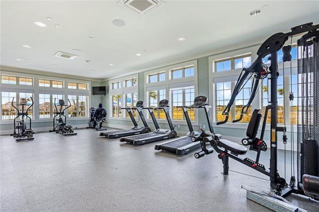 405 Short Bough Ln, Slidell, LA 70461 - workout area featuring healthy amount of natural light and recessed lighting