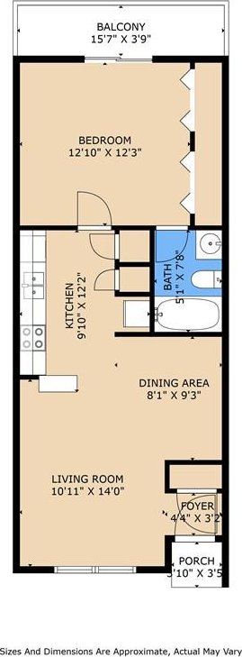 1020 Saint Julien Dr Unit 226, Kenner, LA 70065 - view of home floor plan