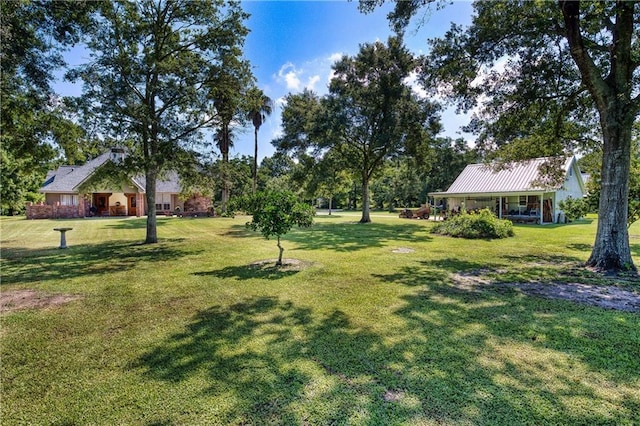 view of yard