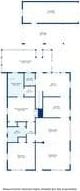 4674 Venus St, New Orleans, LA 70122 - view of floor plan / room layout