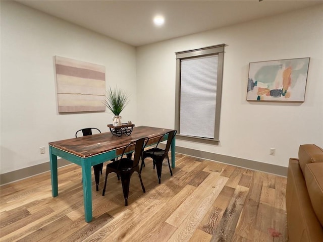 41820 S Genois St, New Orleans, LA 70119 - dining room featuring light wood finished floors, baseboards, and recessed lighting