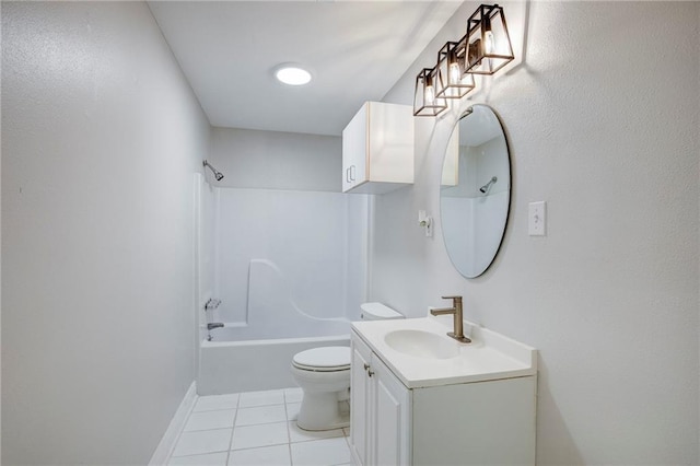 21216 Gardenia St, Covington, LA 70435 - bathroom with vanity, tile patterned floors, and bathing tub / shower combination