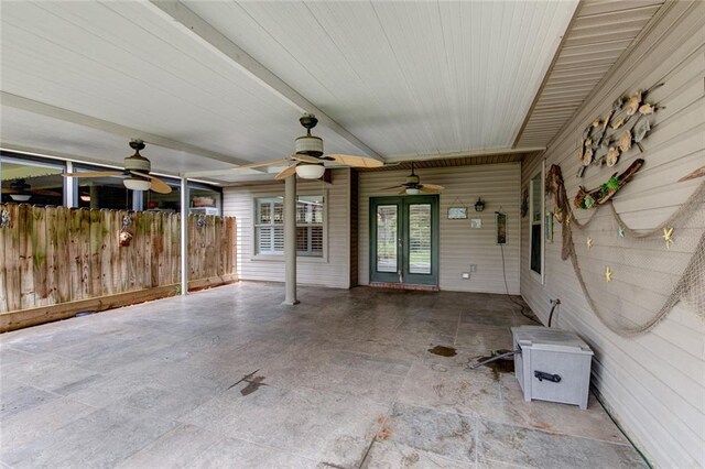 111 Cornerstone Dr Unit 1A, Slidell, LA 70461 - view of patio featuring ceiling fan