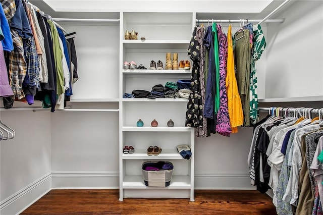 8501 Cohn St, New Orleans, LA 70118 - spacious closet with wood finished floors
