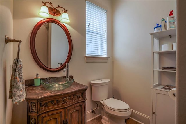 6021 W End Blvd, New Orleans, LA 70124 - half bathroom with baseboards and vanity