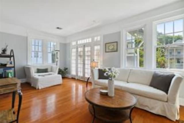 3015 Nashville Ave, New Orleans, LA 70125 - living room featuring wood finished floors
