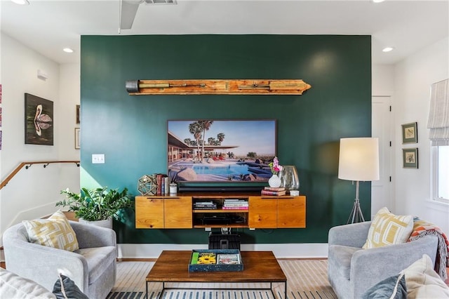 1217 N Tonti St, New Orleans, LA 70119 - living area featuring recessed lighting