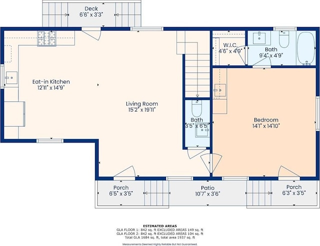 1217 N Tonti St, New Orleans, LA 70119 - view of room layout