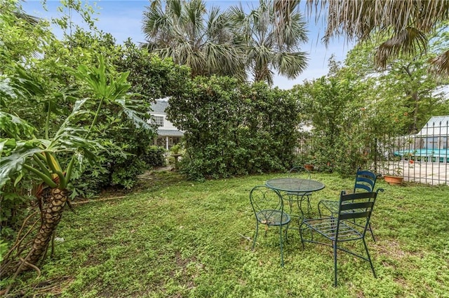4209 Vendome Pl, New Orleans, LA 70125 - view of yard featuring fence