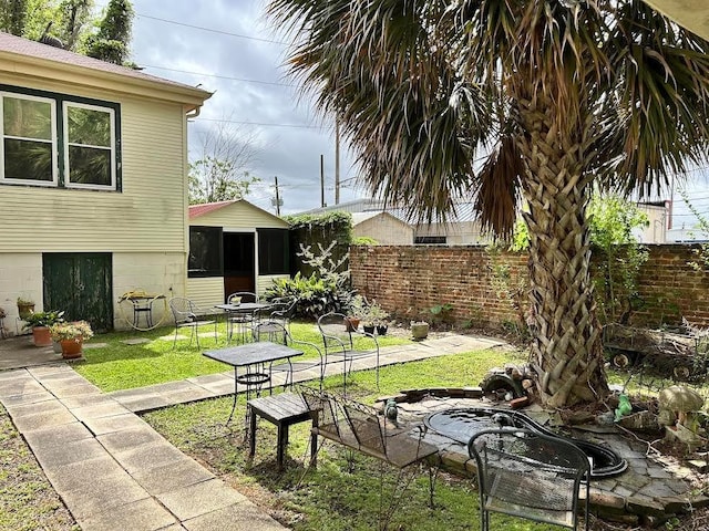 3612 Johnson St, Metairie, LA 70001 - view of yard with a patio area