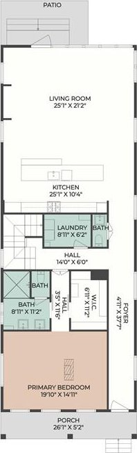 1035 Arabella St, New Orleans, LA 70115 - room layout