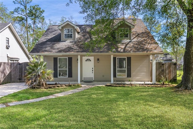 2106 Swan St, Slidell, LA 70460 - cape cod-style house with a porch and a shingled roof