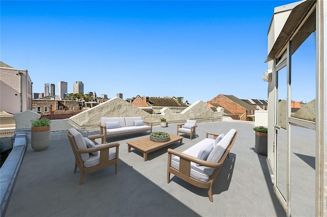 515 Ursulines Ave, New Orleans, LA 70116 - view of patio featuring outdoor lounge area and a balcony