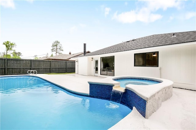146 Bluefield Dr, Slidell, LA 70458 - view of swimming pool with a patio and a pool with connected hot tub