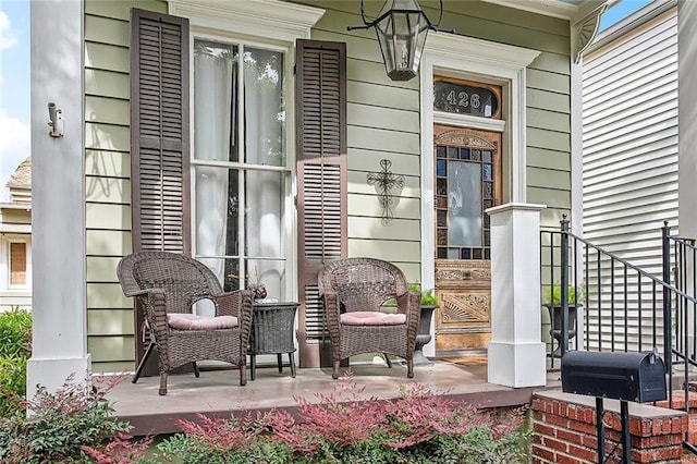 view of patio / terrace featuring a porch
