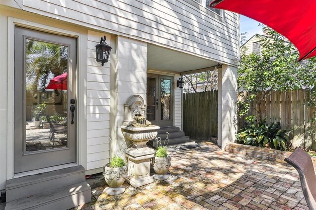 2224 N Rampart St, New Orleans, LA 70116 - view of patio / terrace with entry steps