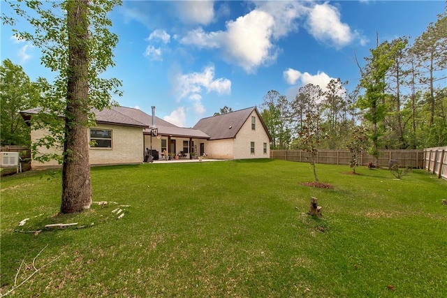 201 Belle Pointe Dr, Madisonville, LA 70447 - view of yard with a patio area