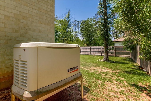 201 Belle Pointe Dr, Madisonville, LA 70447 - exterior view of a power unit and a fenced backyard