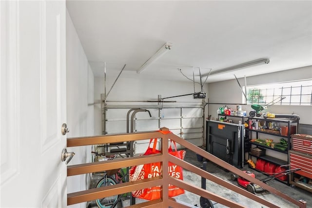 405 14th St, New Orleans, LA 70124 - garage featuring a garage door opener