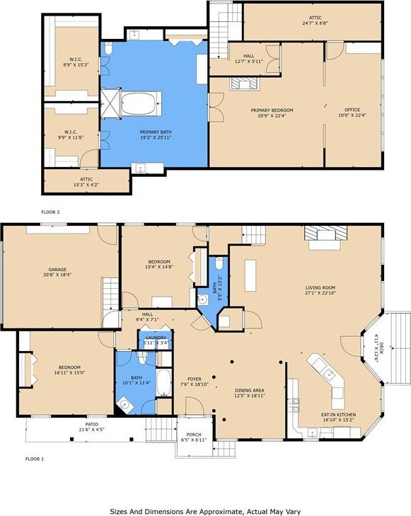 405 14th St, New Orleans, LA 70124 - floor plan