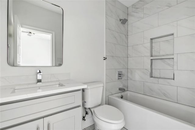 3501-03 Hamburg St, New Orleans, LA 70122 - kitchen featuring a sink, wood finished floors, light countertops, a ceiling fan, and baseboards