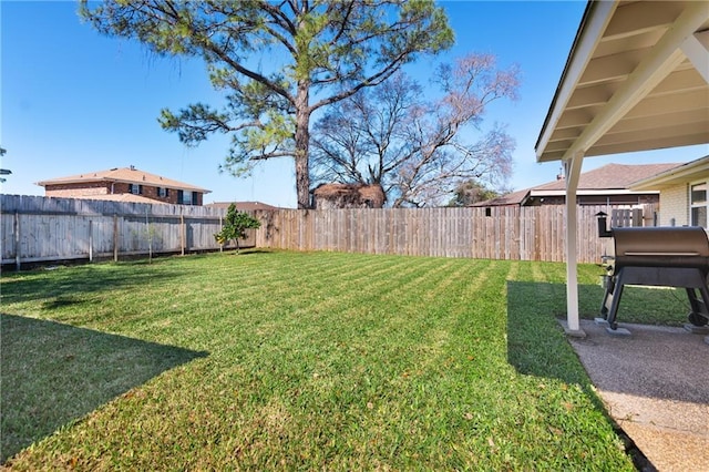 7800 Allison Rd, New Orleans, LA 70126 - view of yard featuring a fenced backyard