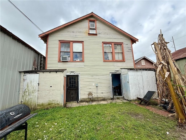 351517 Tulane Ave, New Orleans, LA 70119 - back of house with a yard and cooling unit