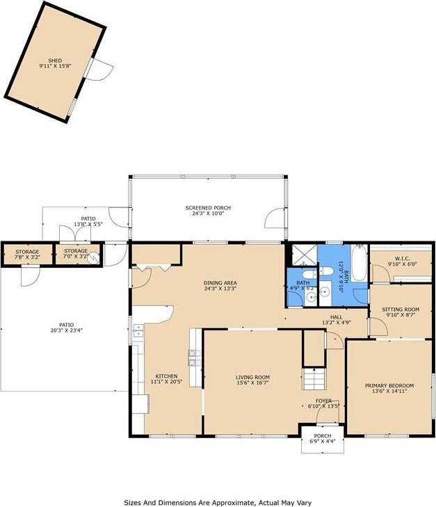 501 Gordon Ave, Harahan, LA 70123 - property floor plan