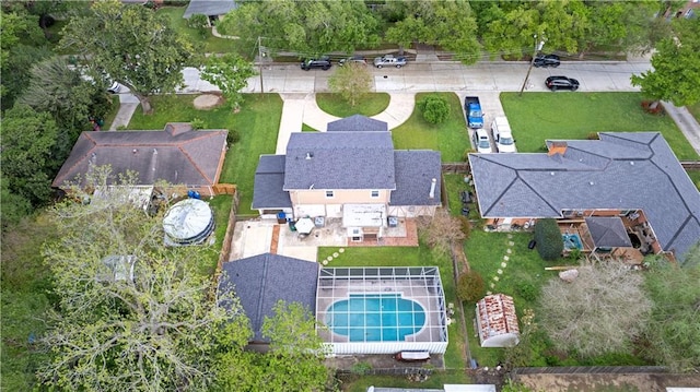 800 Marguerite Rd, Metairie, LA 70003 - bird's eye view of a pool
