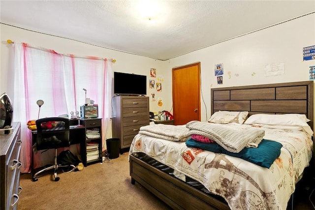 2205 Giuffrias Ave, Metairie, LA 70001 - bedroom with light carpet and a textured ceiling