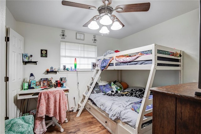 3403 W Loyola Dr, Kenner, LA 70065 - bedroom featuring light wood-type flooring and ceiling fan