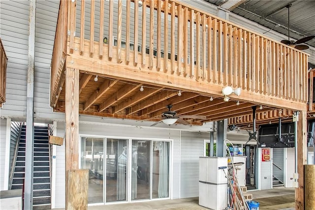 32875 Rivergate Cir Unit 28, Springfield, LA 70462 - view of patio with ceiling fan