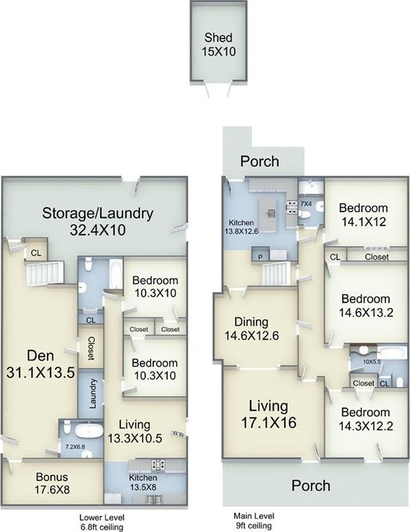 2227 Wirth Pl, New Orleans, LA 70115 - plan