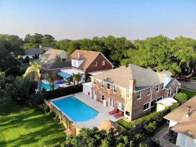drone / aerial view