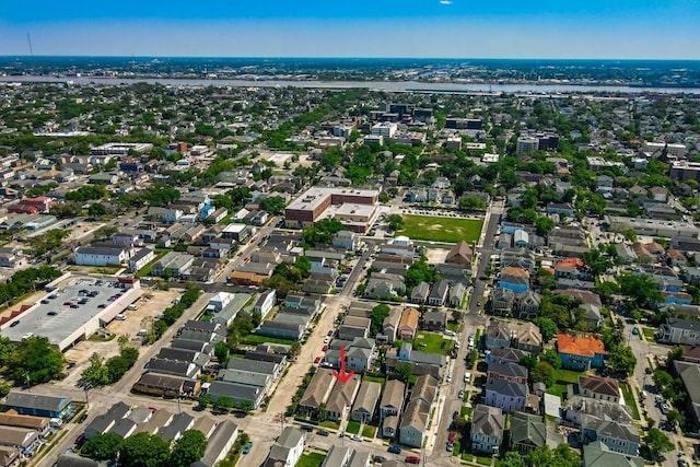 bird's eye view featuring a residential view